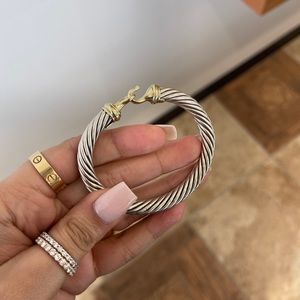 David Yurman cable classic buckle bracelet